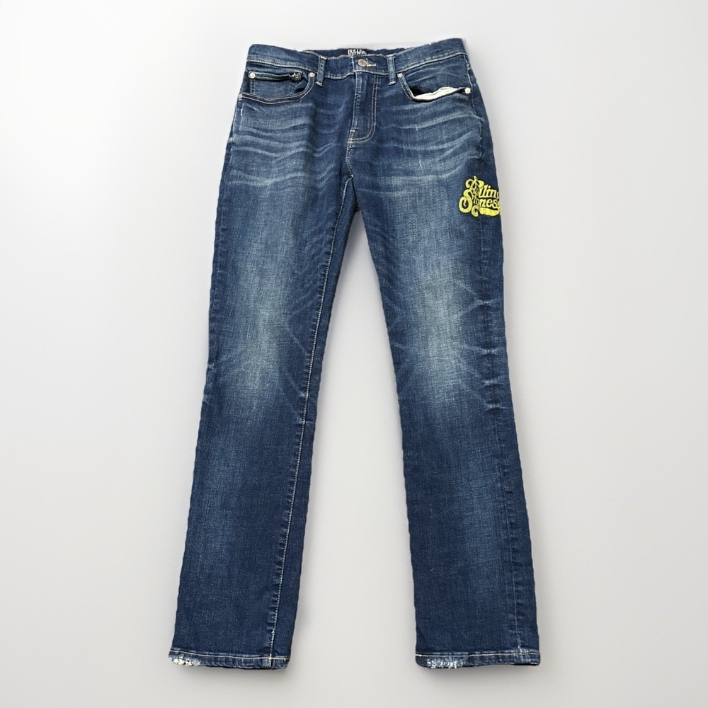 Lucky Brand 223 Straight Rolling Stones Jeans Men's 32x31 Decca Advanced Stretch